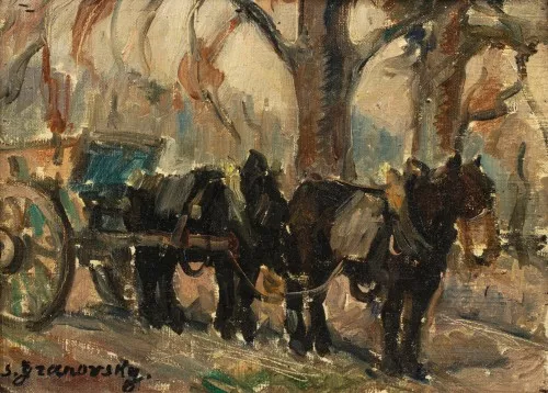 Attelage de chevaux